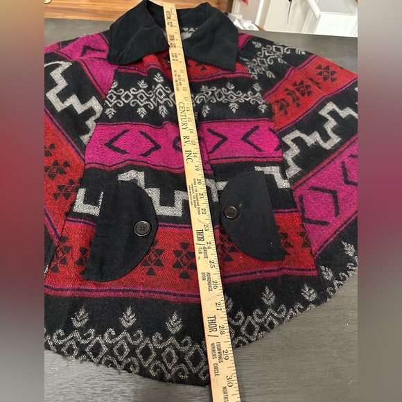 Sacred Threads Womens acrylic/wool Aztec Southwestern/Boho fall/winter trendy - Picture 10 of 11